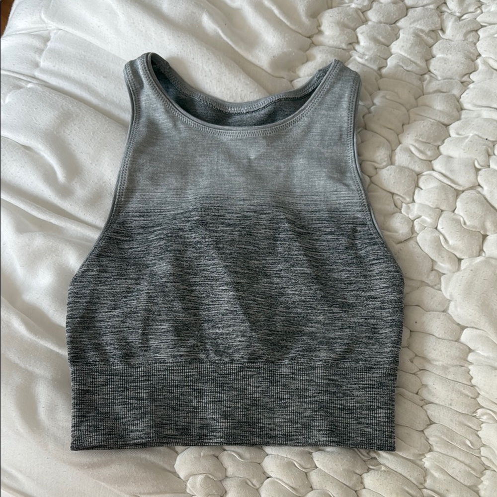 Lululemon Gray Ombre Athletic Sports Bra